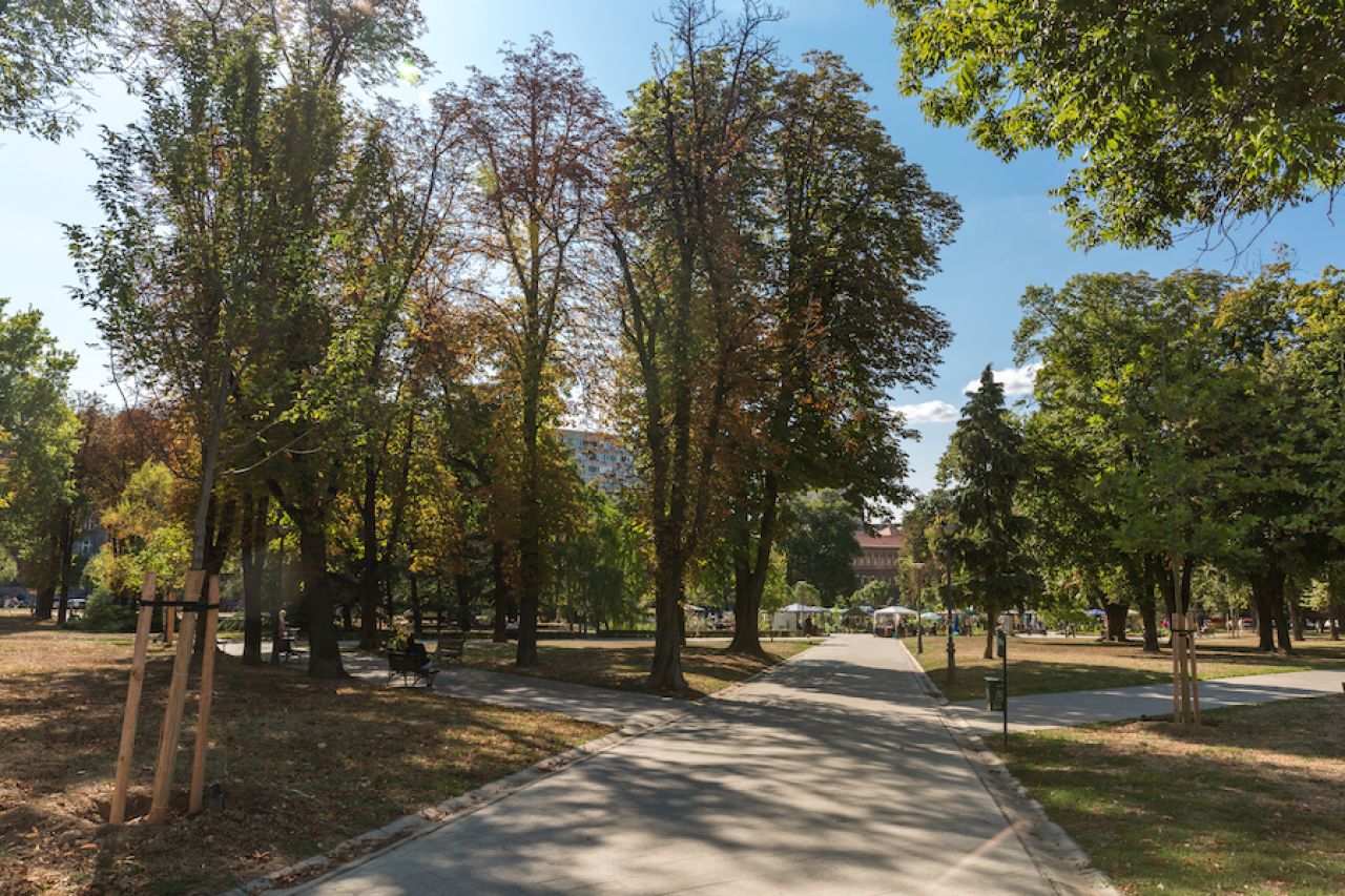 Park Manjež - Mesto gde su špacirali konjički oficiri i ljubičice
